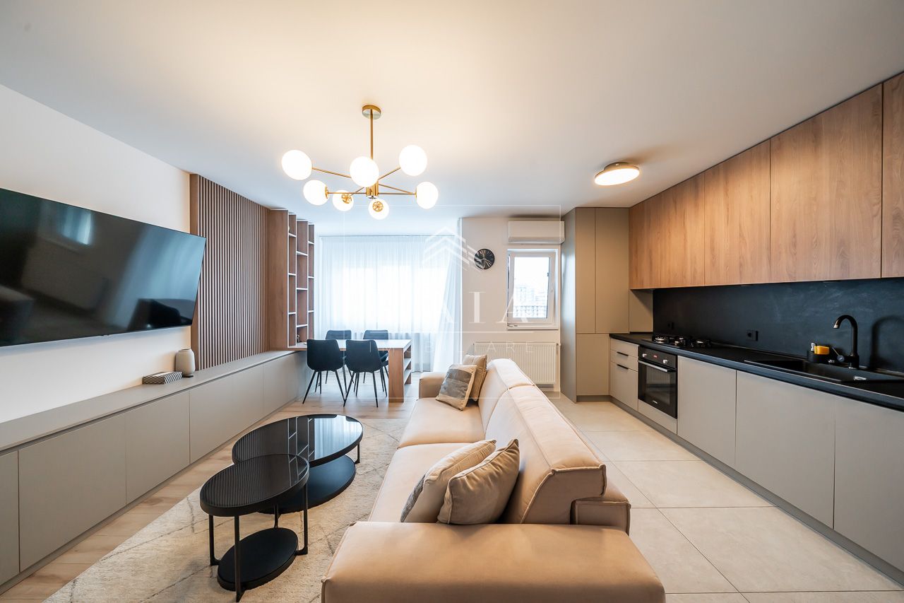 Apartament 4 camere, parcare, amenajat modern, Dna Stanca-Selimbar